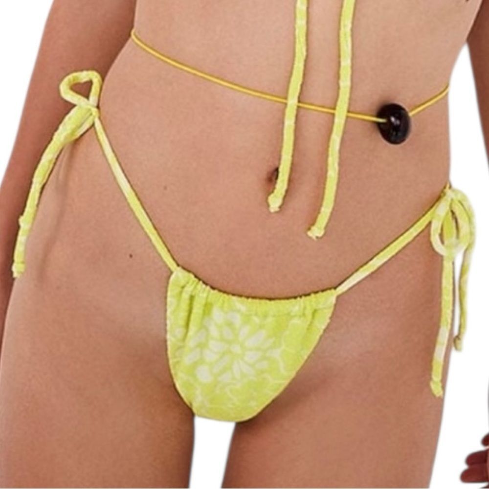 For Love and Lemons Tiana Bikini Bottom Size XL NWT Matches Coraline Top!